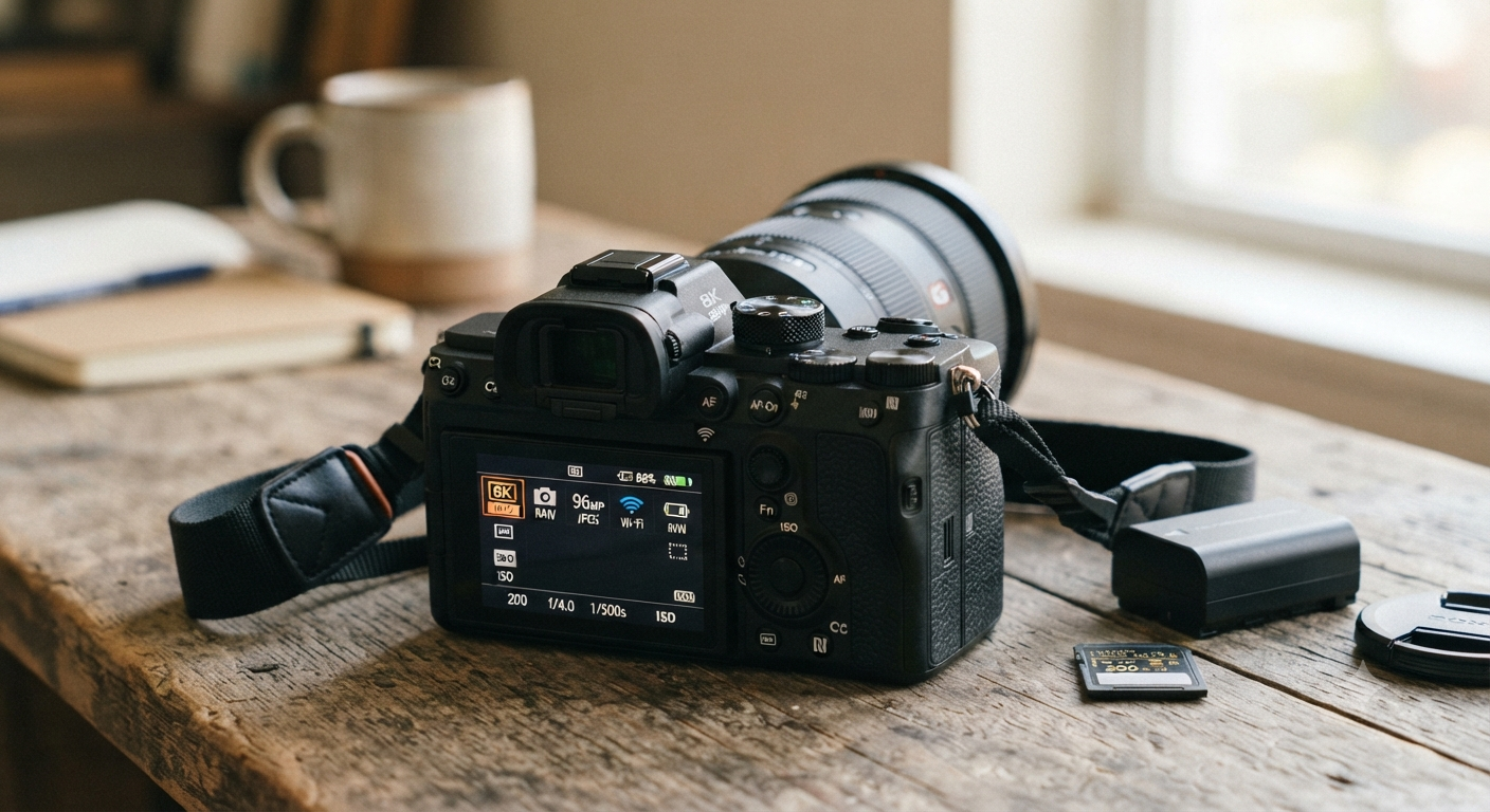 Digitalkamera 8K 96MP mit WLAN