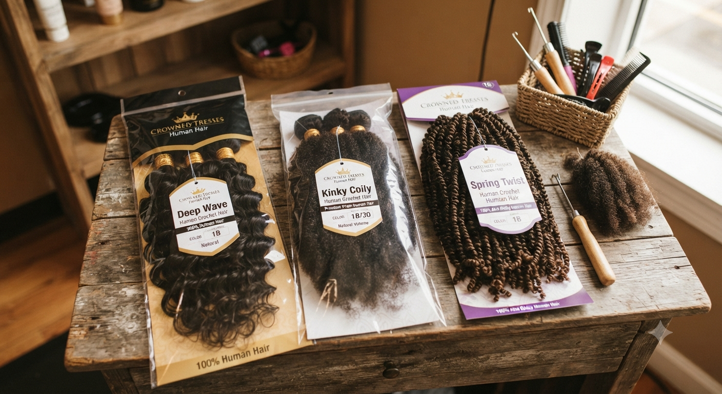 Human Crochet Hair for Black Women