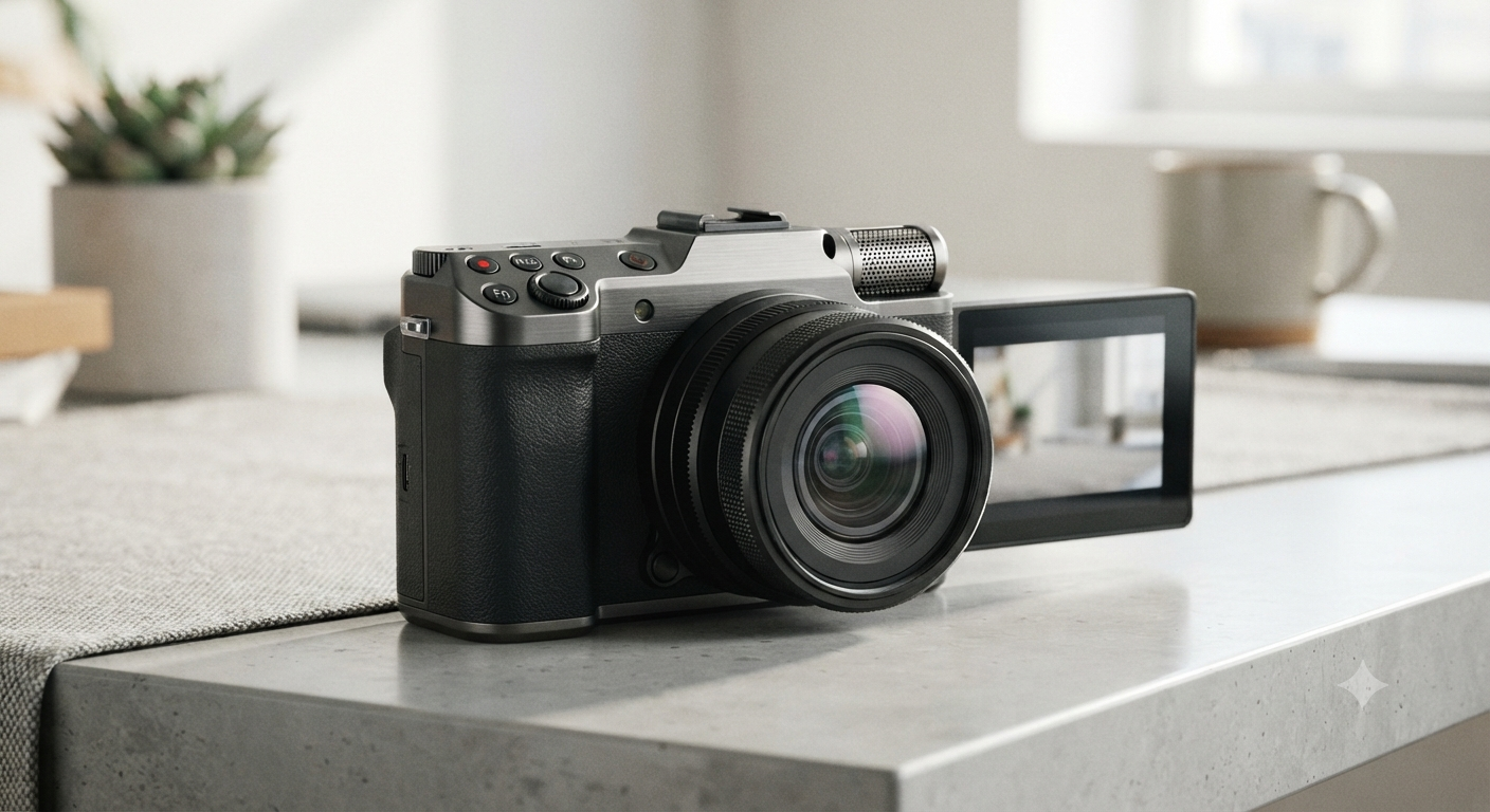 Ultra HD Handheld Vlogging Camera