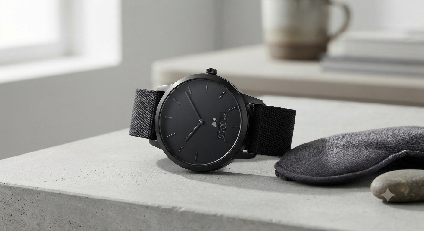 Vibrating Alarm Clock Watch