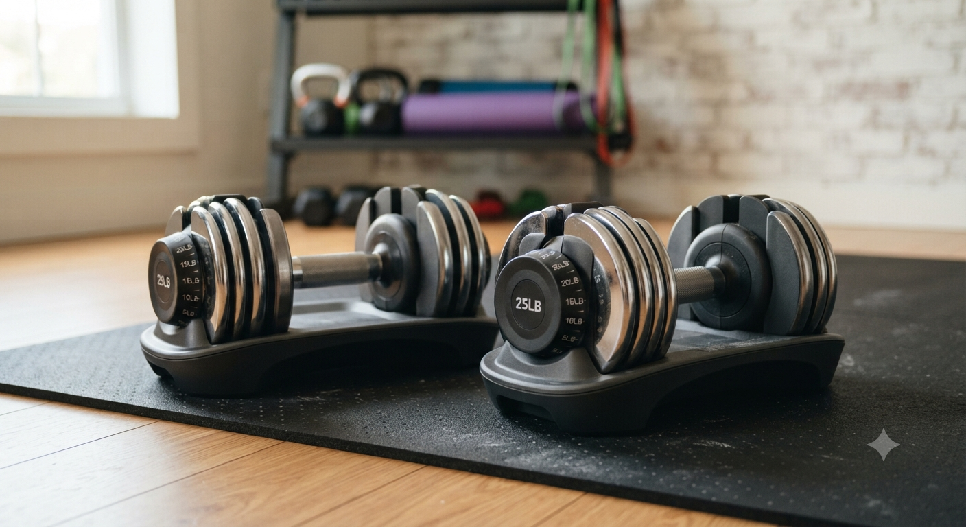 Adjustable Dumbbell Set 25LB