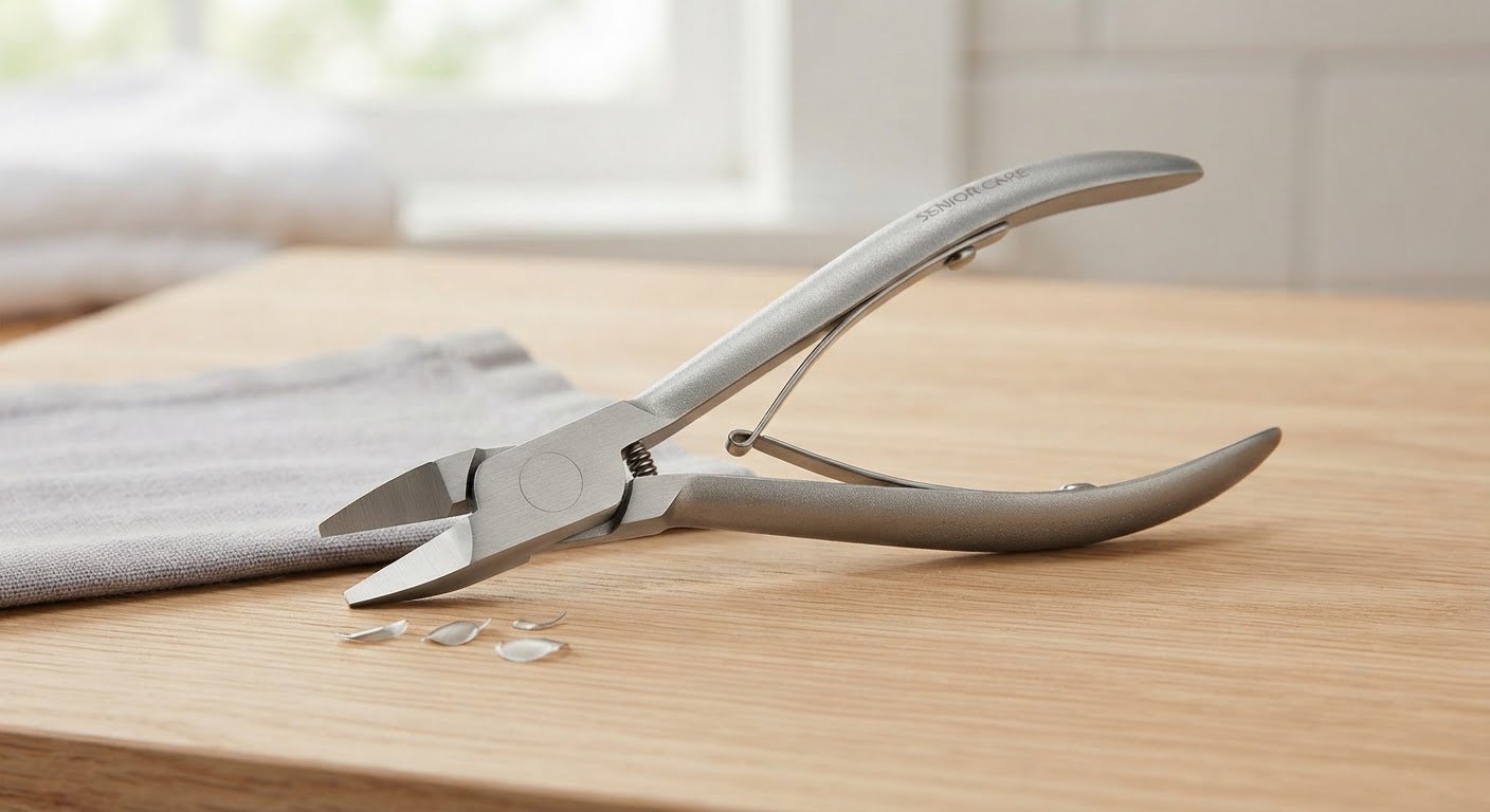 Toe Nail Clippers for Seniors Straight Sharp Pointed Blade Nail Cutter for Men