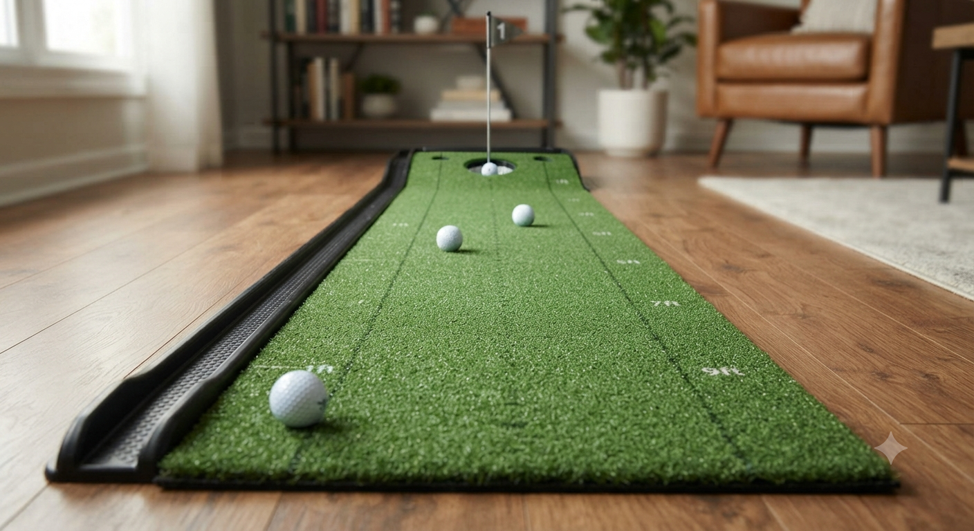 Putting Green Indoor - Golf Putting Mat with Realistic Green Speed