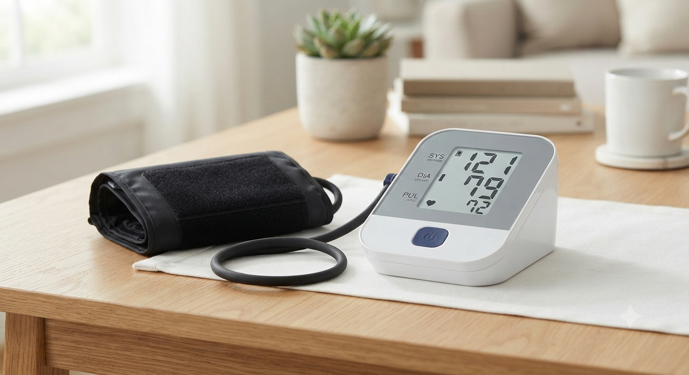 Automatic Digital Arm Blood Pressure Monitor for Home Use