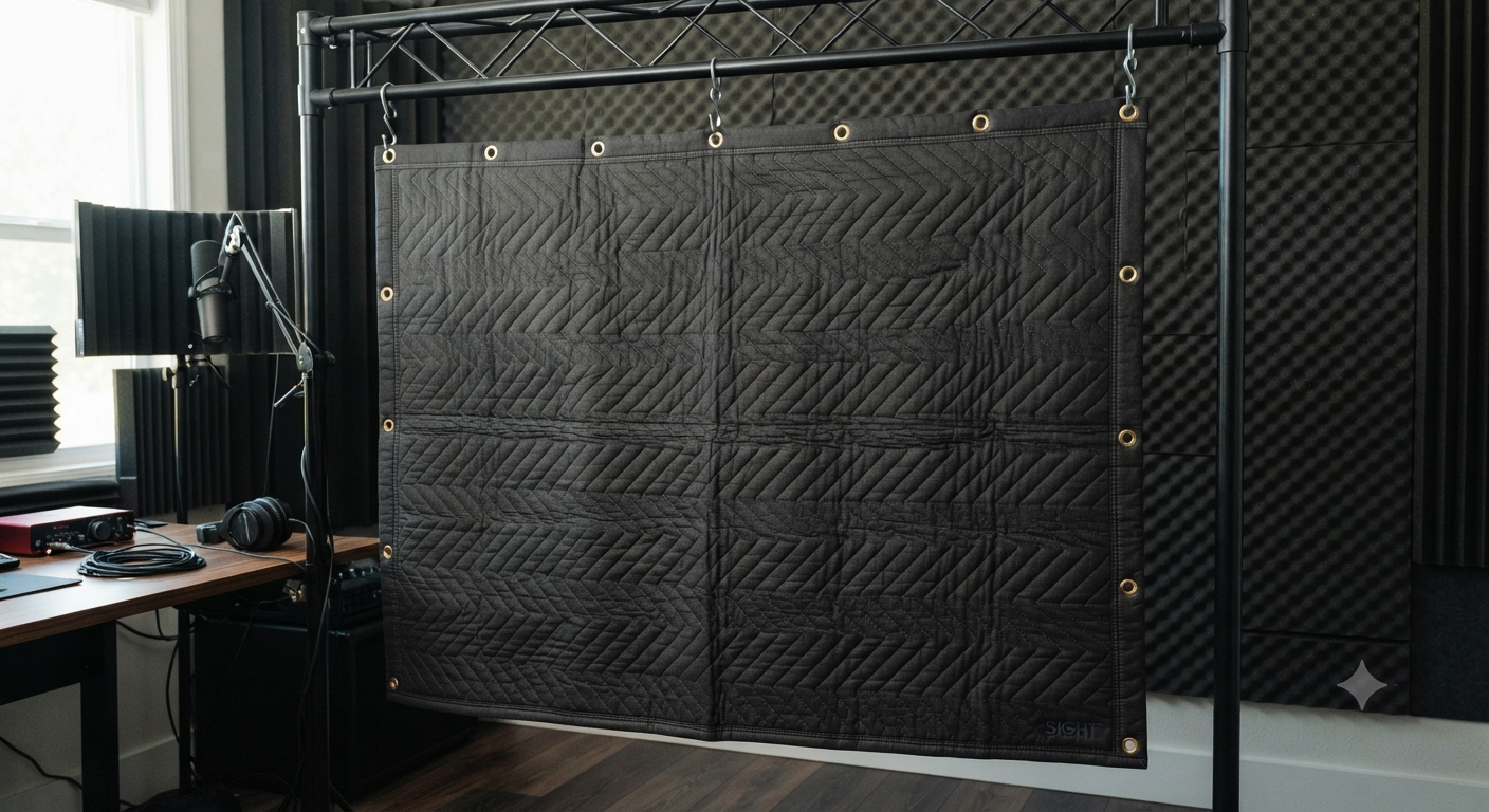 Sound Dampening Blanket with Grommets