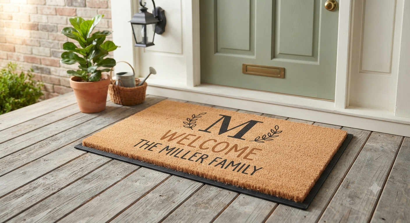 Personalized Front Door Mat