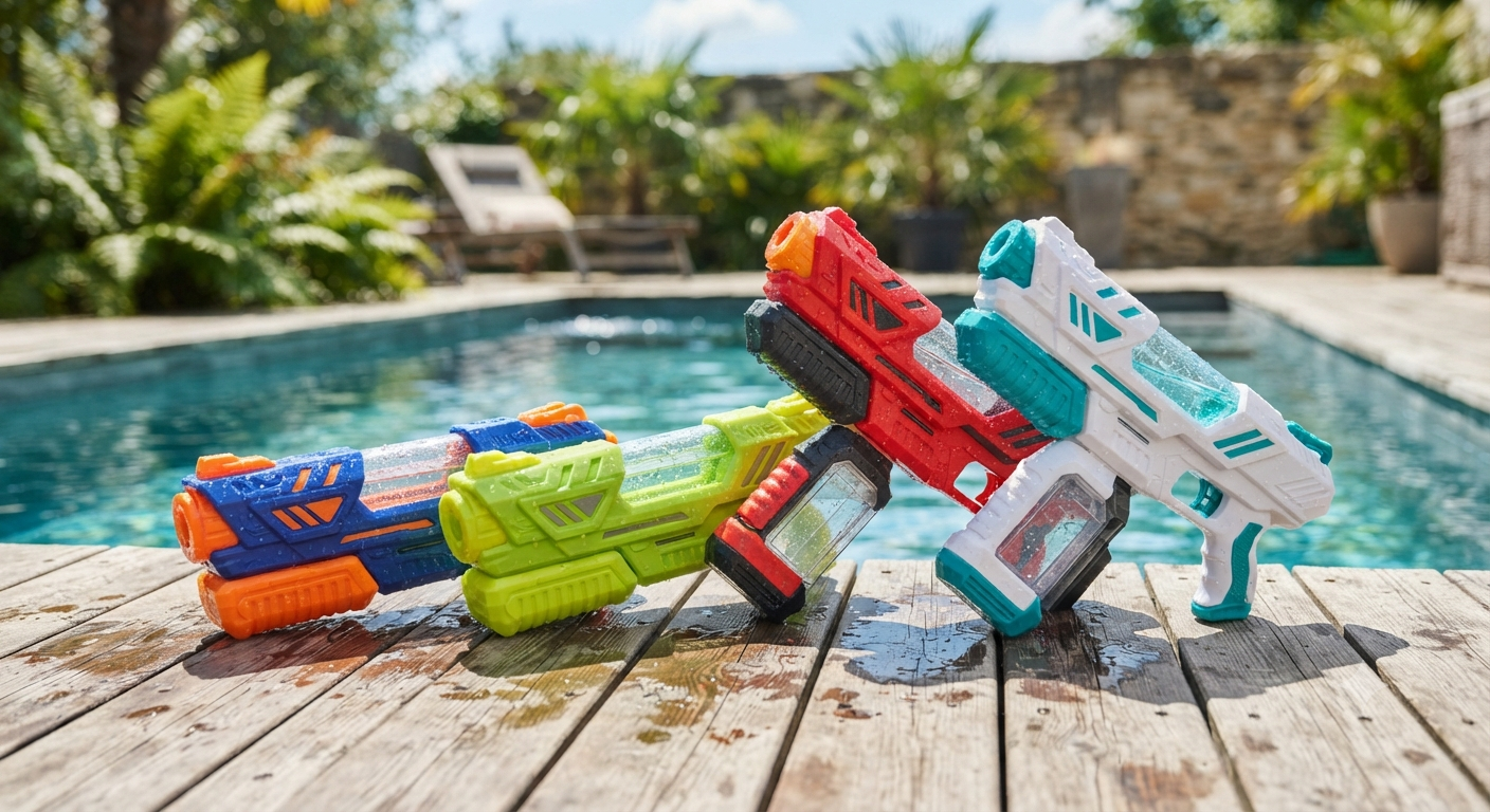 Electric Water Gun 4 Pack for Adults & Kids