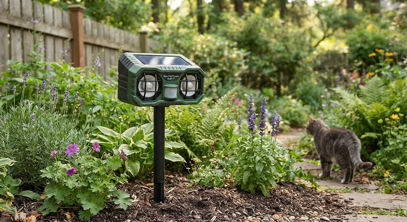 Ultrasonic Animal Repeller Outdoor