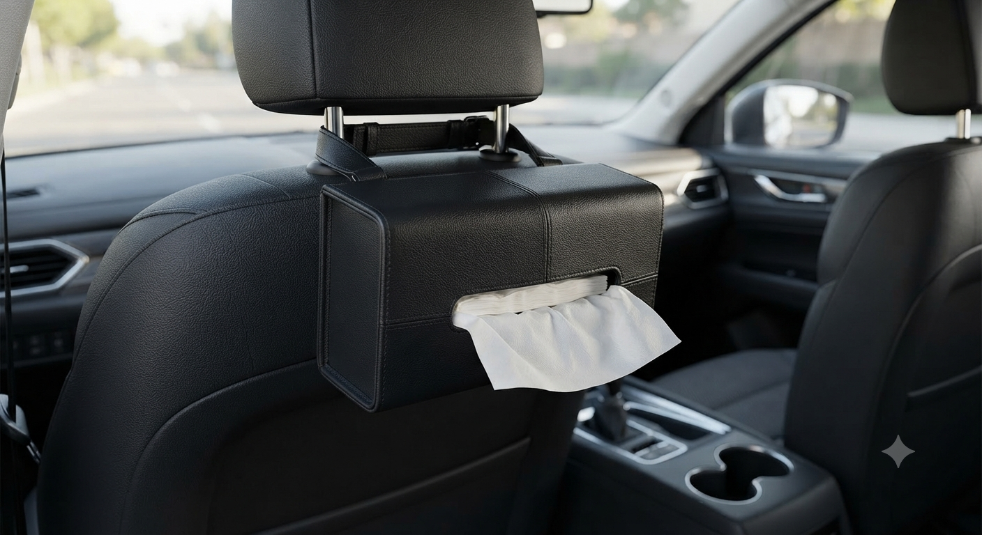 Car Tissue Holder for Front Seat