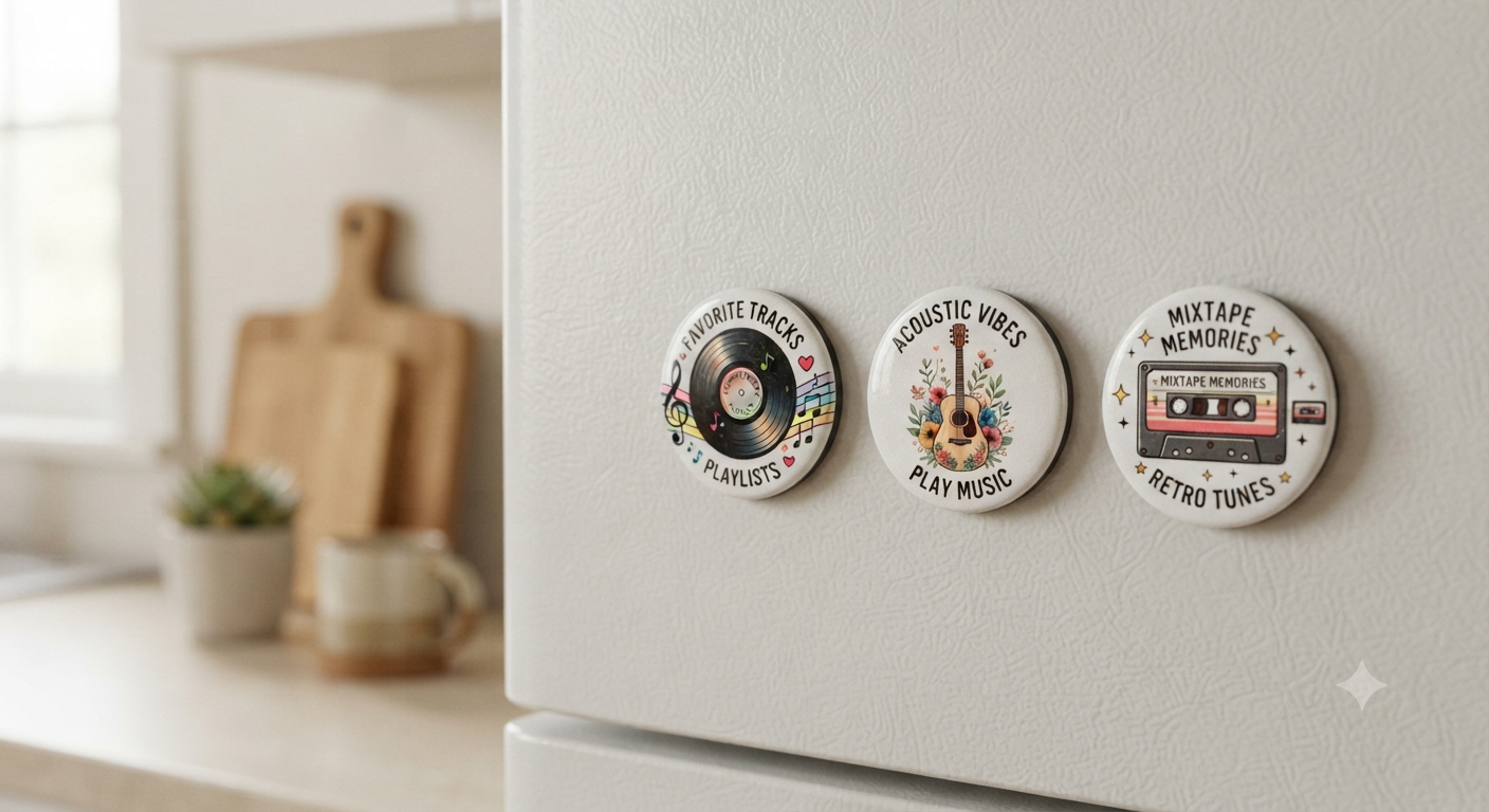 Custom Music Fridge Magnet