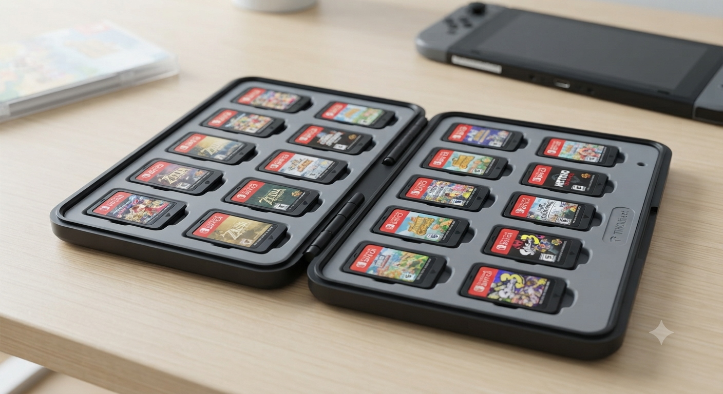 TIKOdirect 24 Switch Game Card Case for Switch 2/ 1