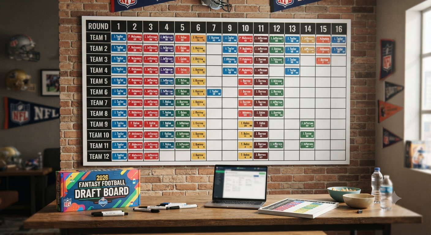 Fantasy Football Draft Board 2026