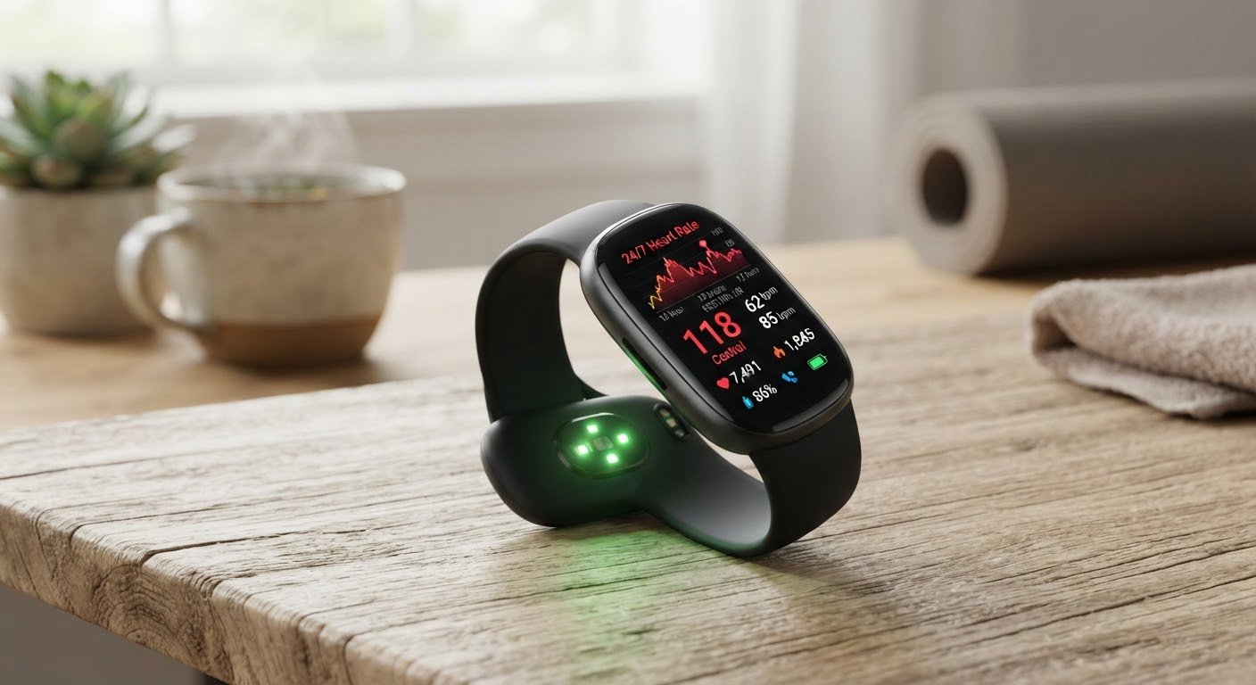 Fitness Tracker with 24/7Heart Rate