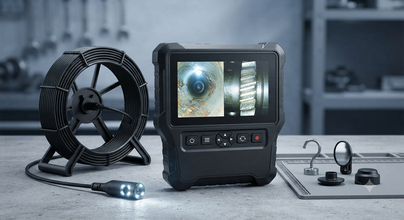 33FT Inspection Borescope with Dual Lens