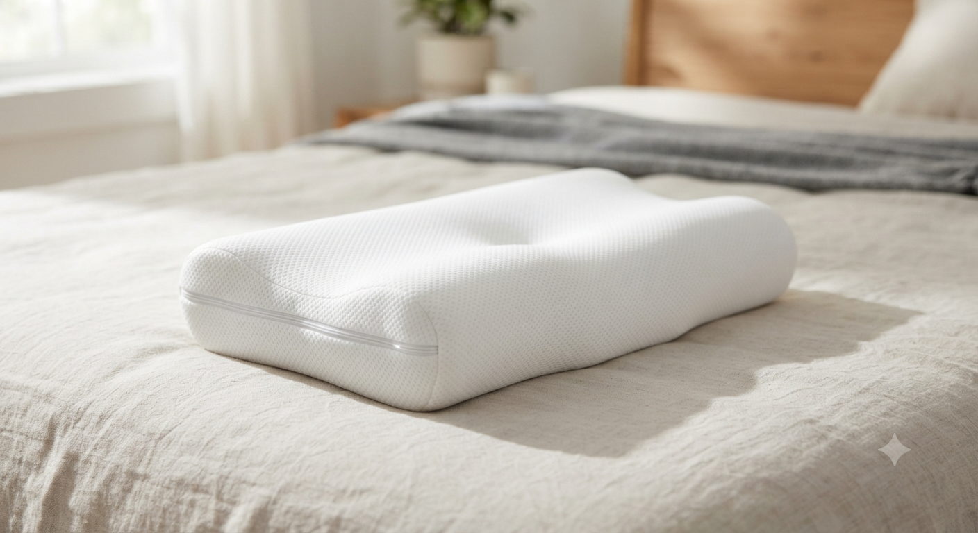 Memory Foam Cervical Neck Pillow