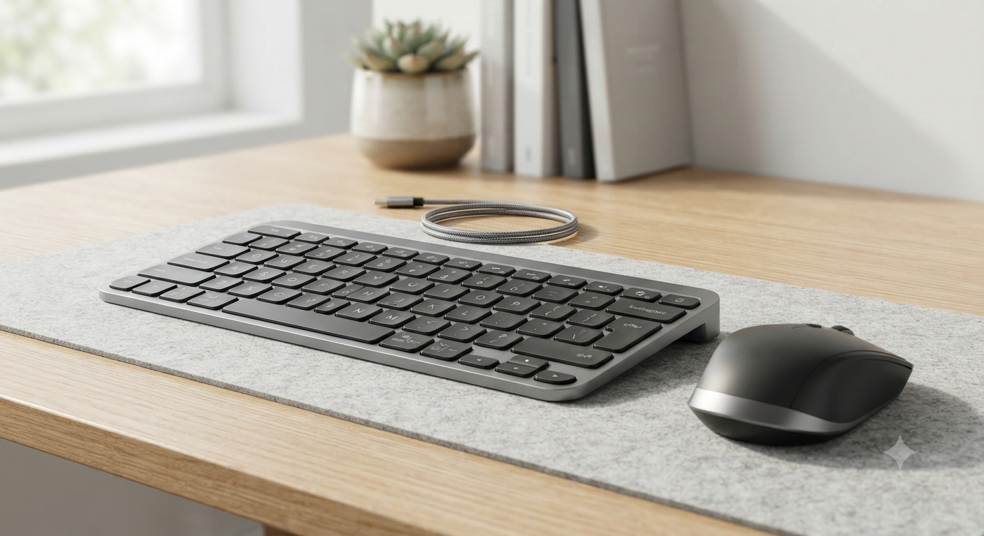Wireless Keyboard and Mouse Combo