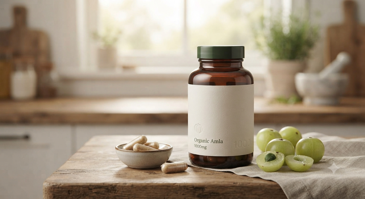 Organic Amla Capsules 1000mg