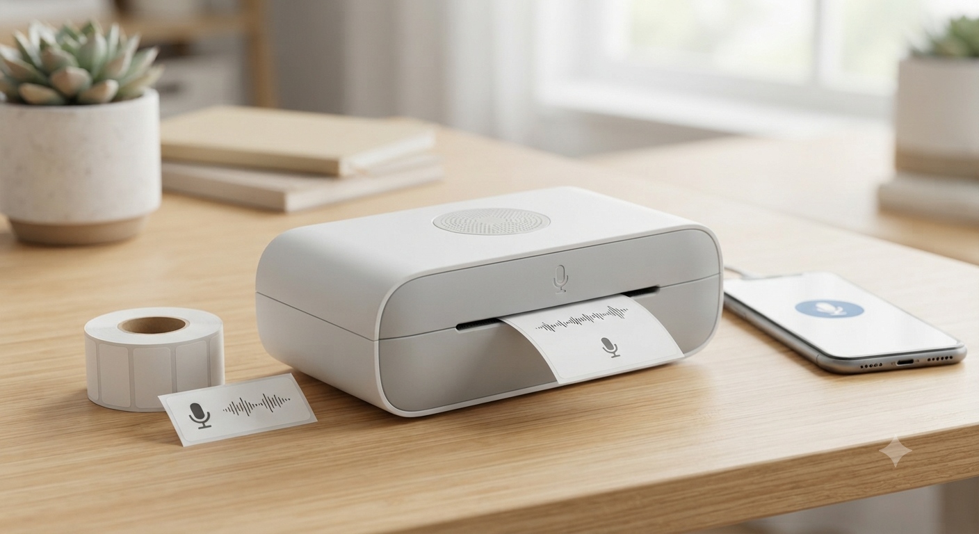 Voice Sticker Printer Box