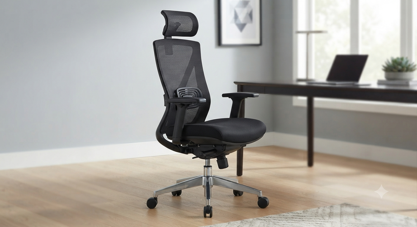 COLAMY Office Ergonomic Desk High Back