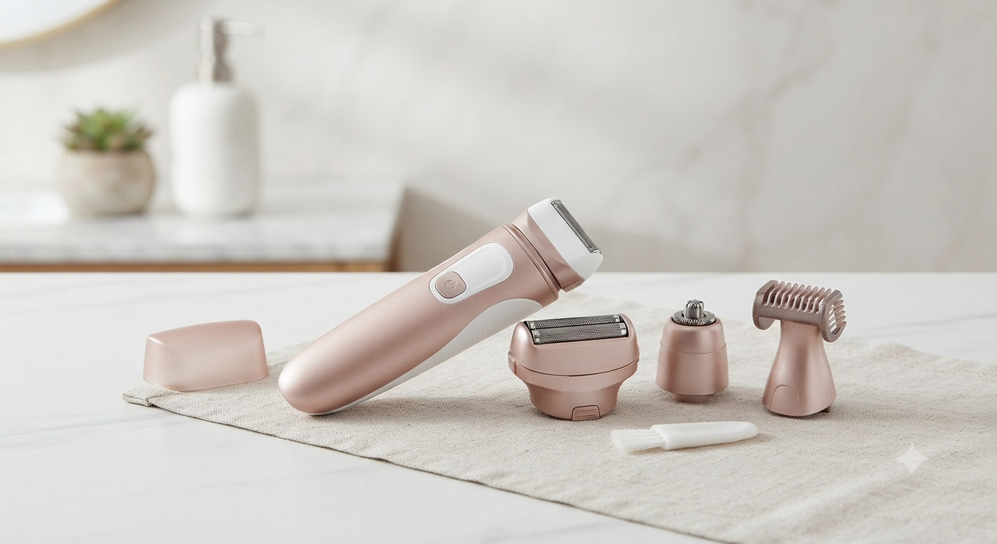 3 in 1 Women's Electric Shaver for Face