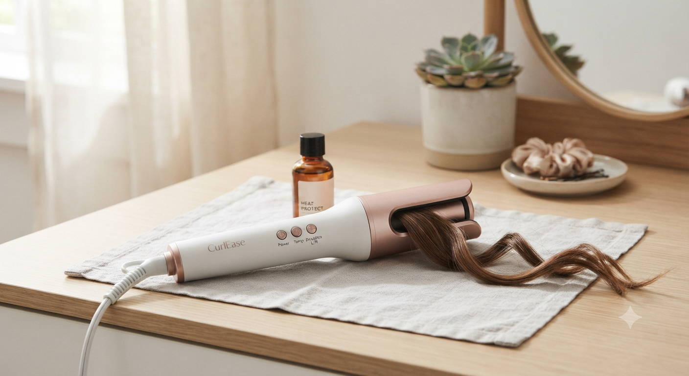 Automatic Hair Curler Rotating Curling Iron for Long Hair