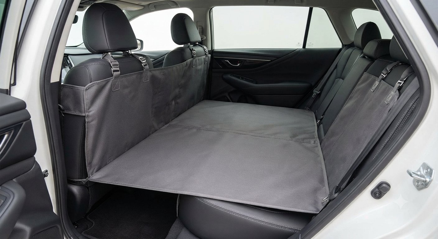 Back Seat Extender for Dogs-Supports 400lb