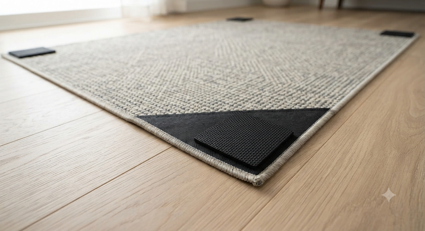 4-Piece Anti-Slip Mat Set, Self-Adhesive Mat Pads