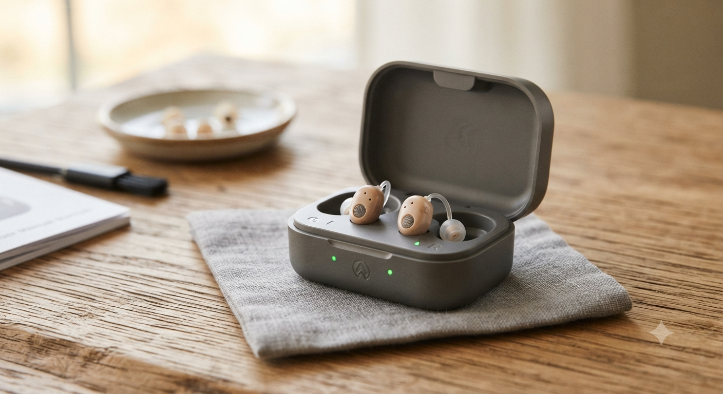 Digital Rechargeable Invisible Hearing Aids for Seniors