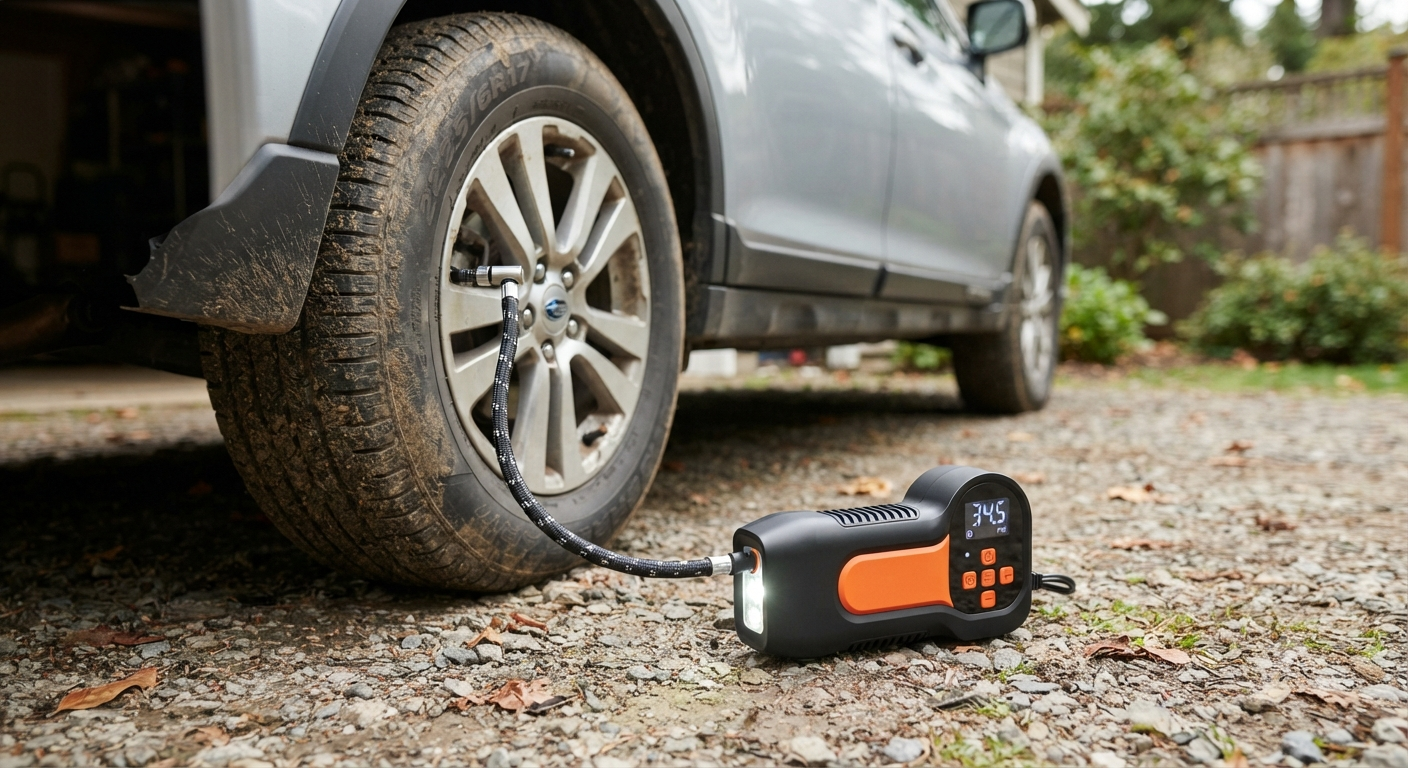 Portable Tire Inflator Air Compressor