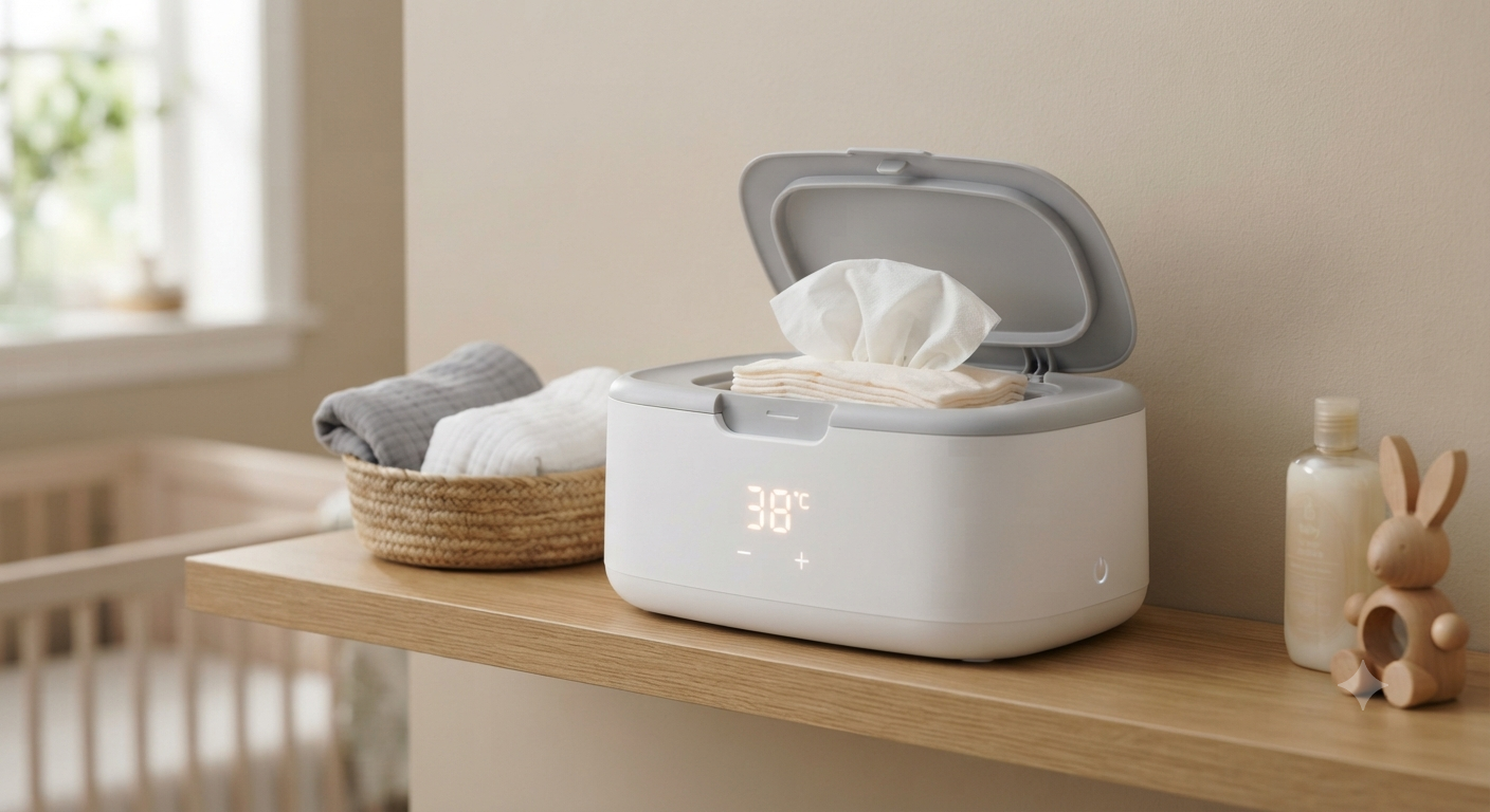 Baby Wipe Warmer with 16-Level Precision Heating