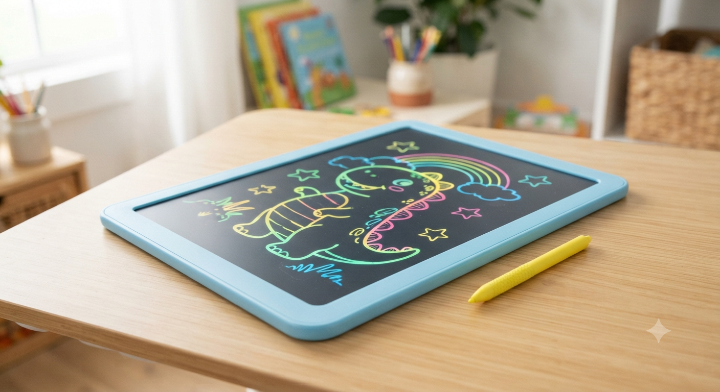 16 Inch LED Drawing Board for Kids with Display