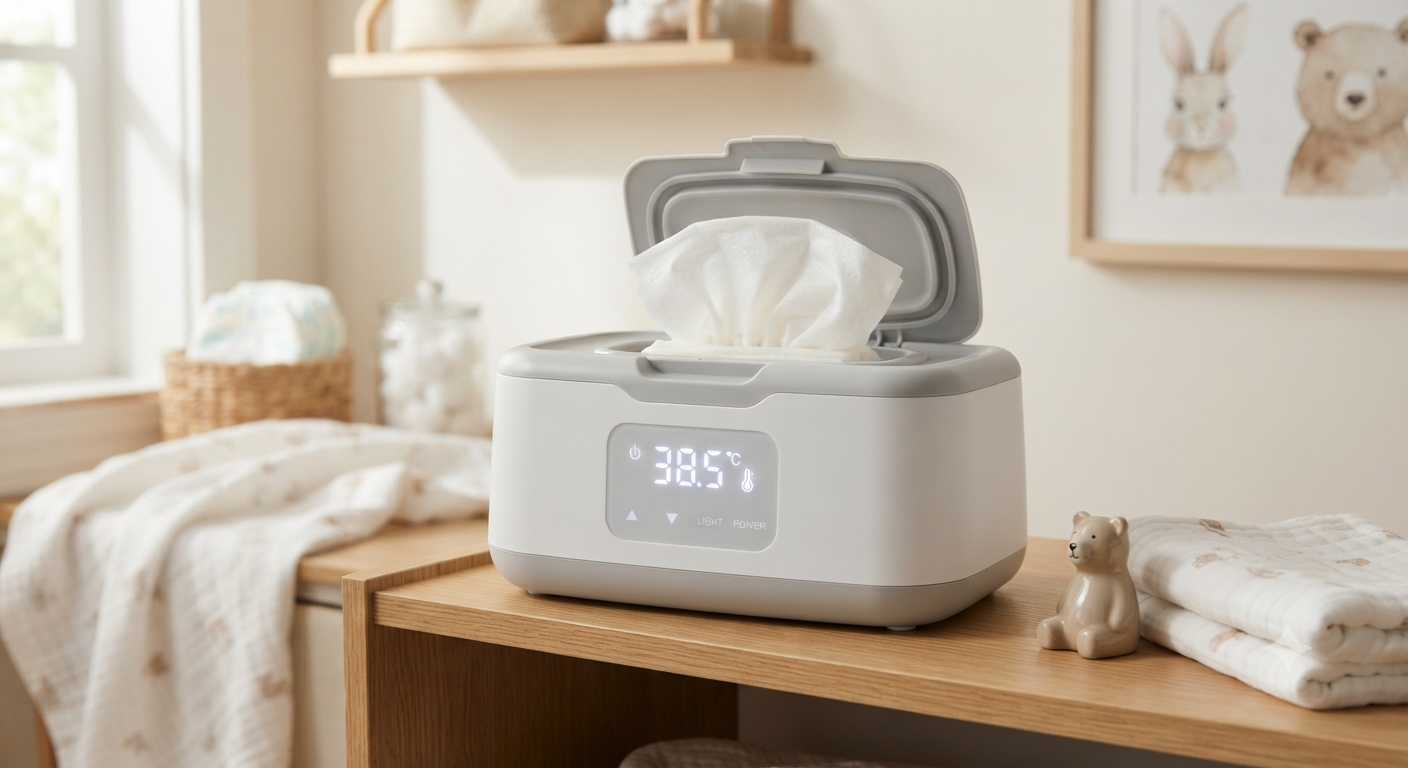 Baby Wipe Warmer with 16-Level Precision Heating