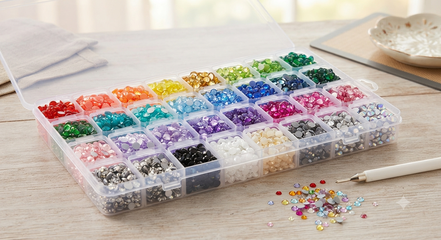 40 Colors Resin Jelly Rhinestone for Bedazzling