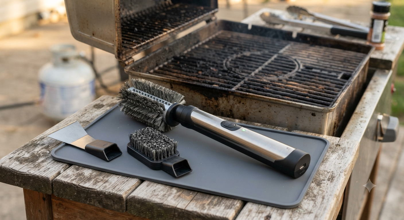 3-in-1 Electric Barbecue Brush Kit