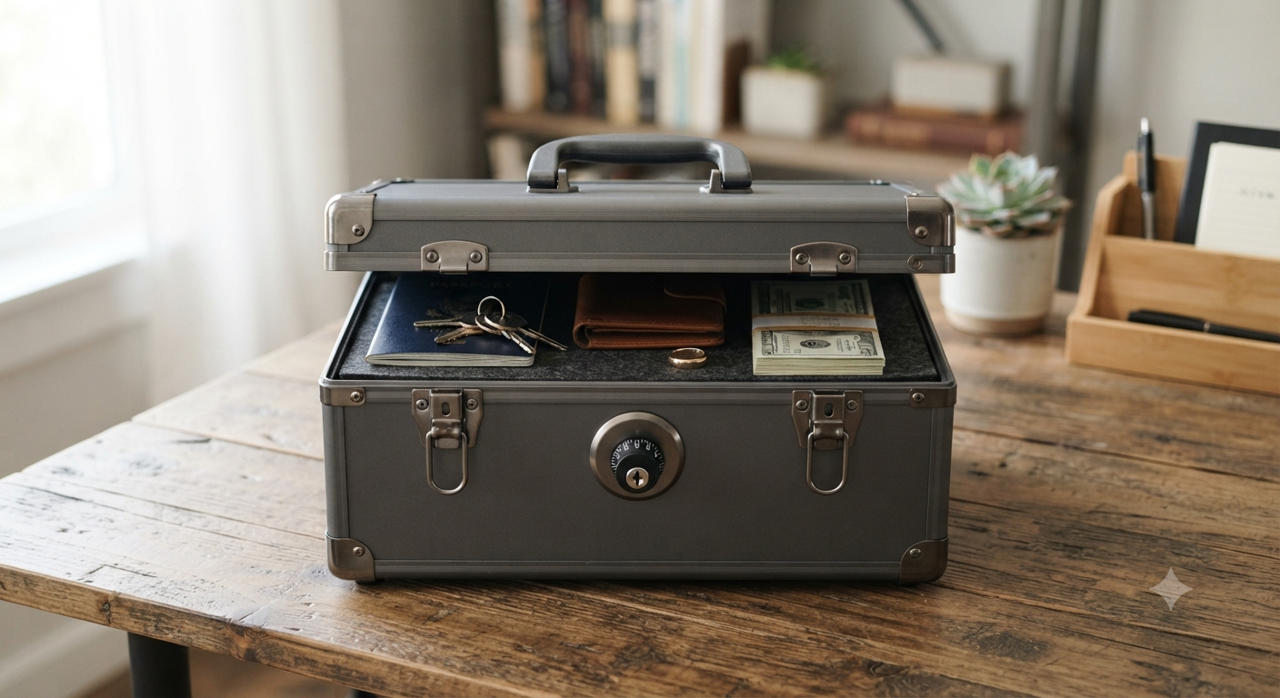 Lockable Box Storage Box