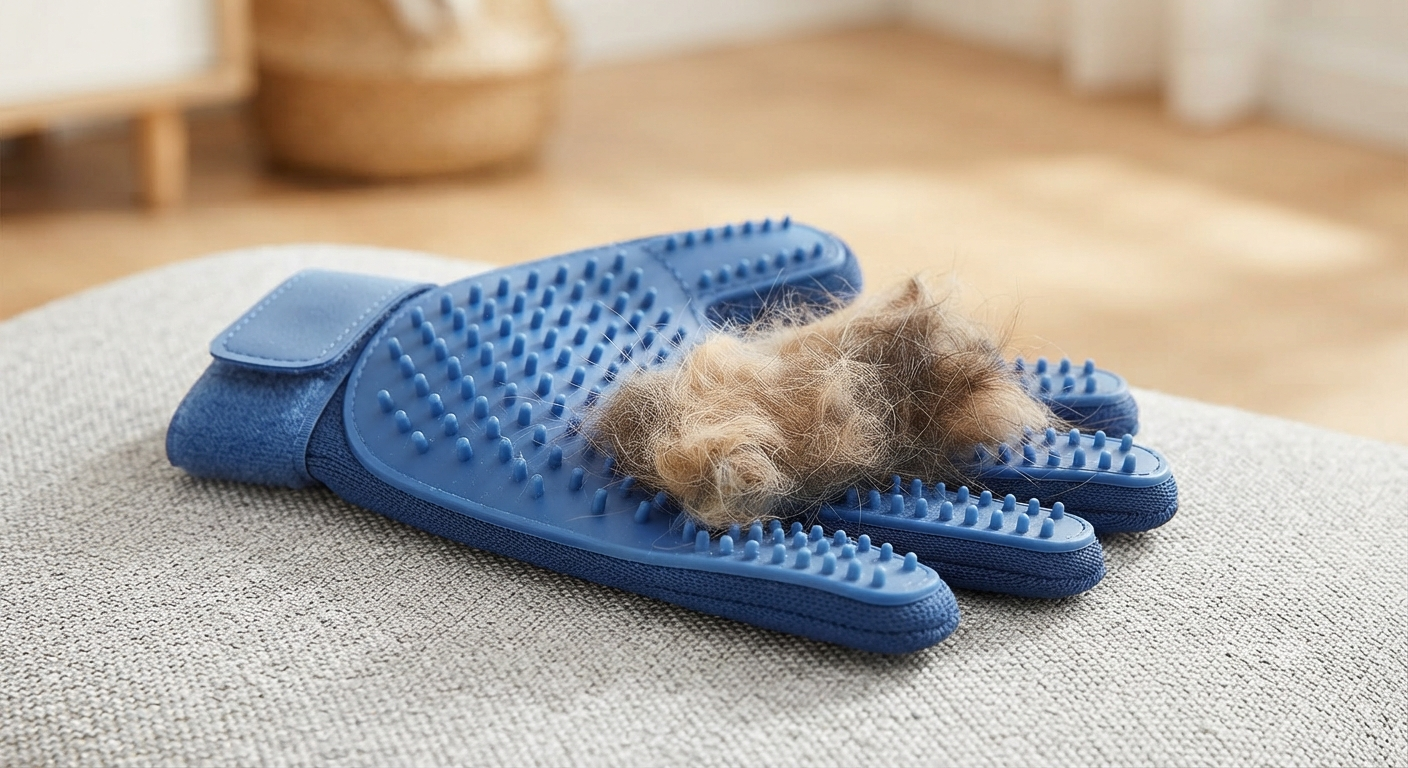Pet Hair Removal Glove for Cats & Dogs