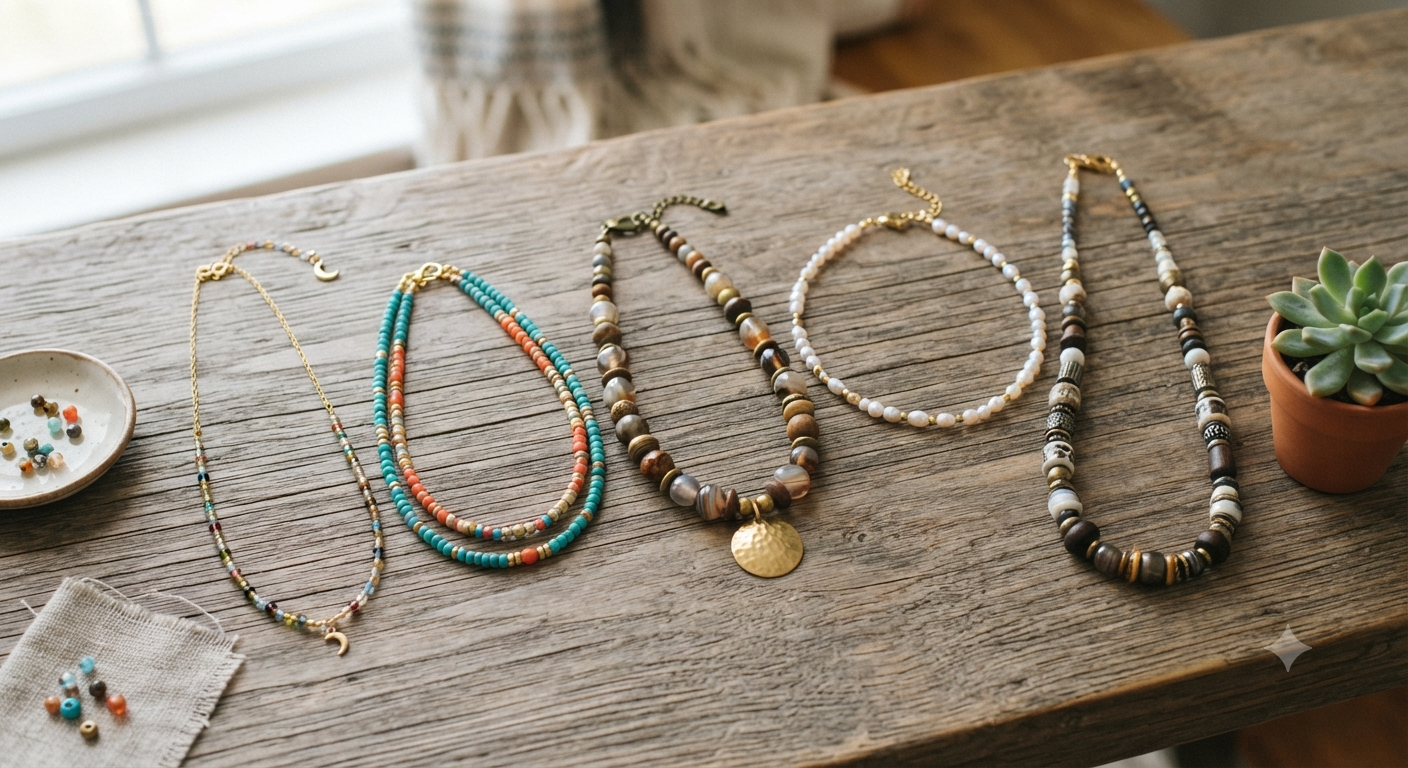 Beaded Necklaces for Women