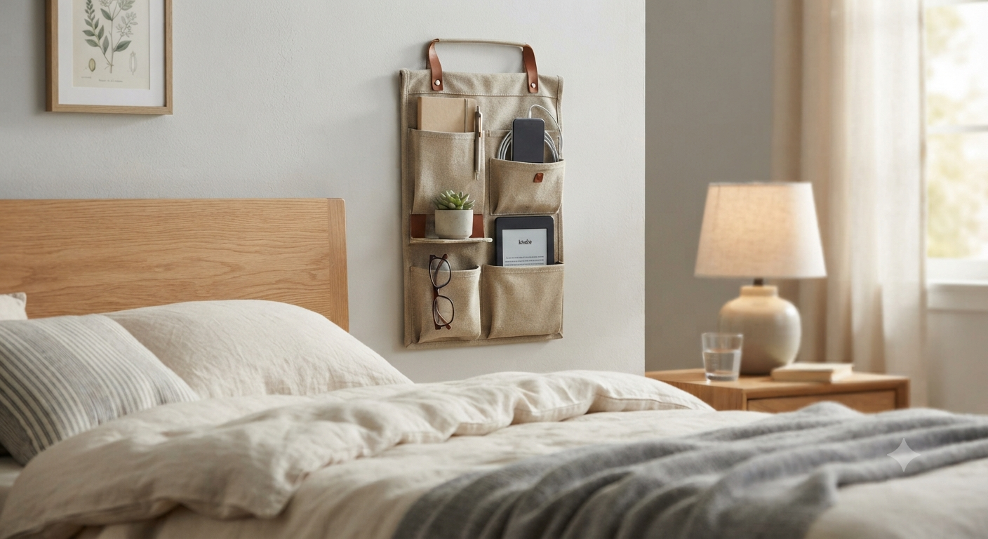 Bedside Wall Organizer