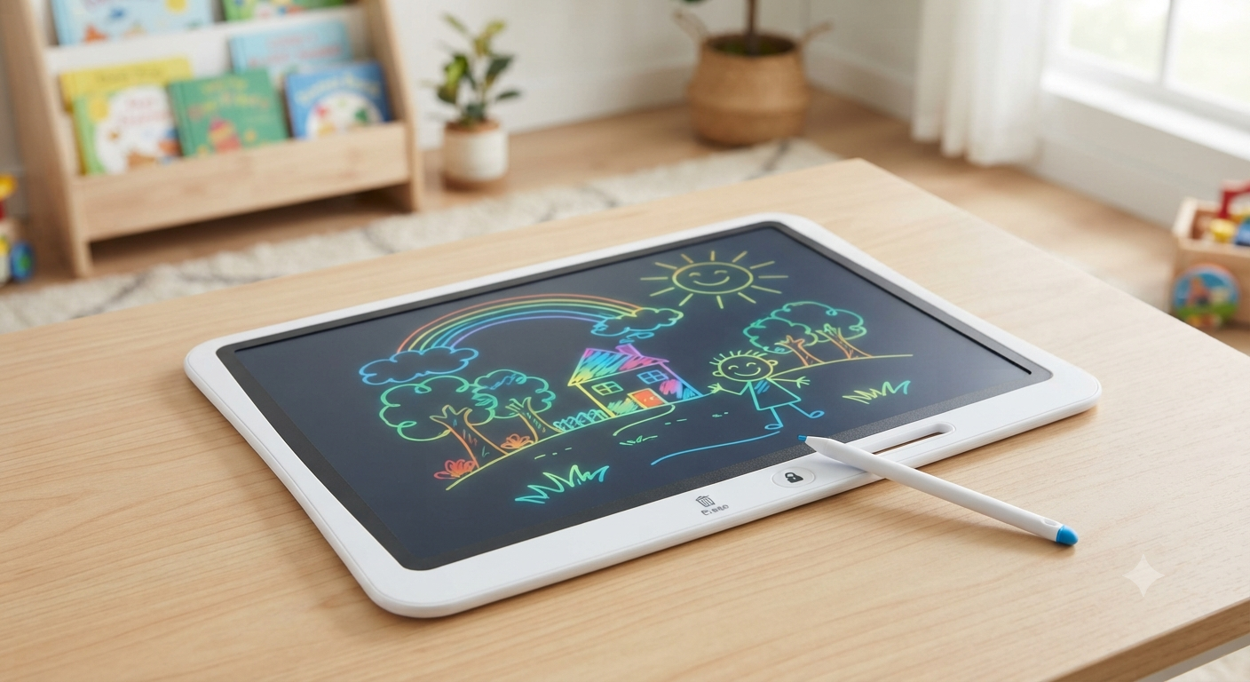 16 Inch LED Drawing Board for Kids with Display