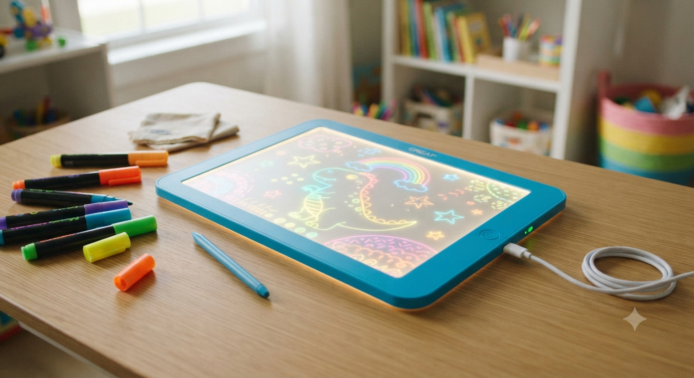 Rechargeable Led Drawing Board for Kids