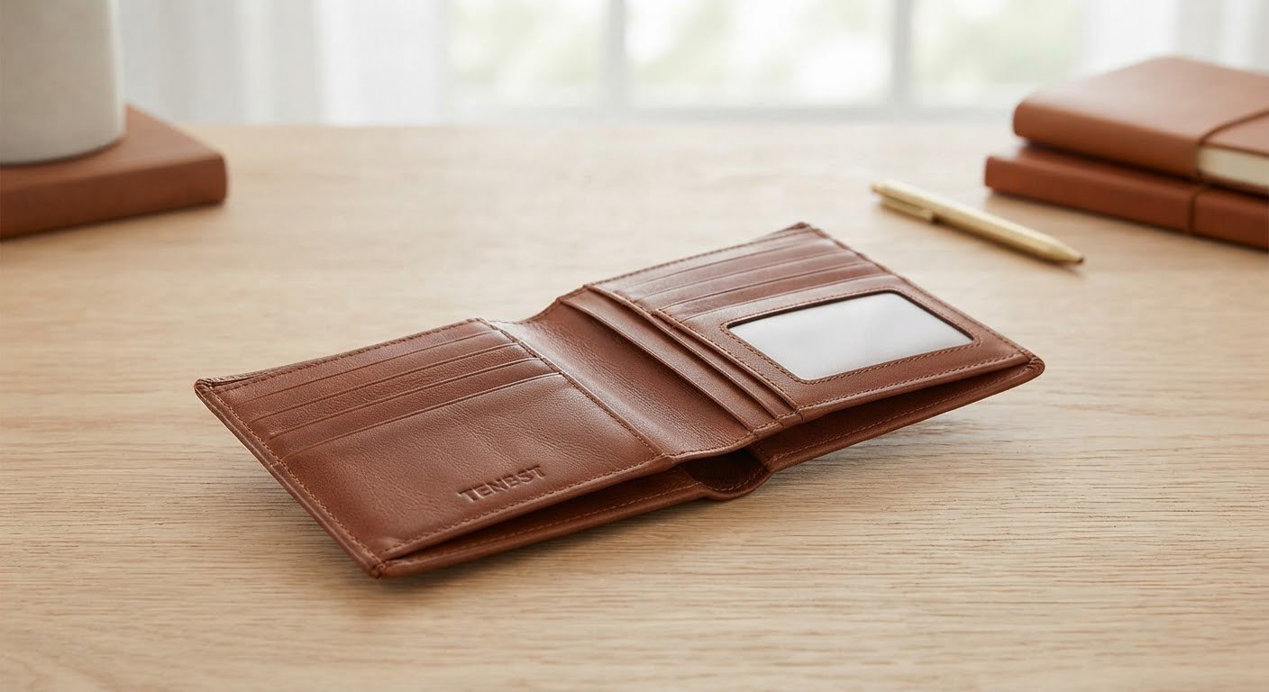 TENBST Men's Large Slim Wallet