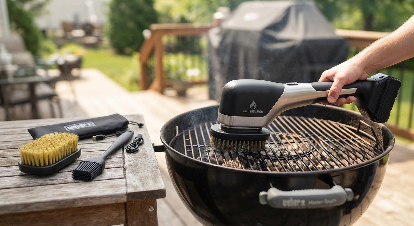 3-in-1 Electric Barbecue Brush Kit