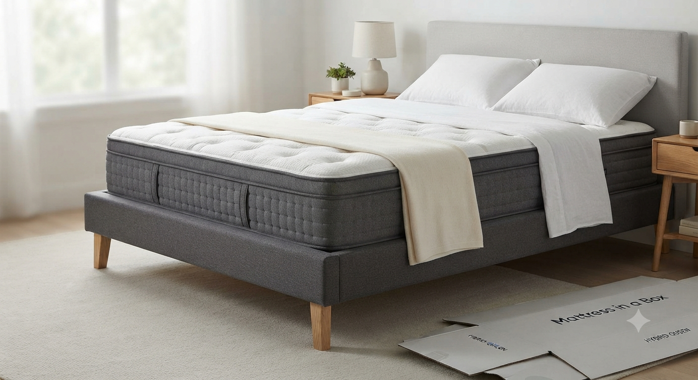 14 Inch Queen Mattress | Hybrid Mattress in a Box