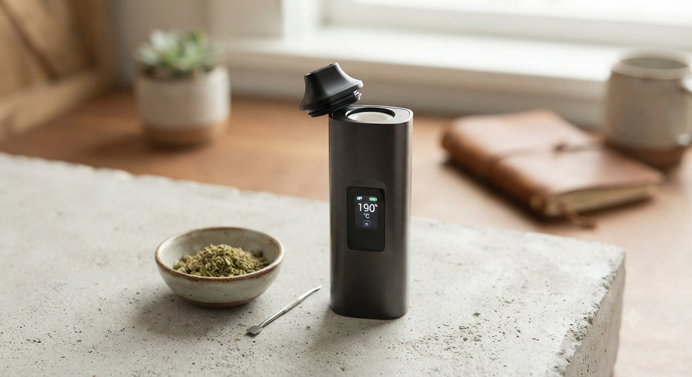 Dry Herb Vaporizer, Portable Herbal Vaporizer Device with Pure Ceramic Chamber