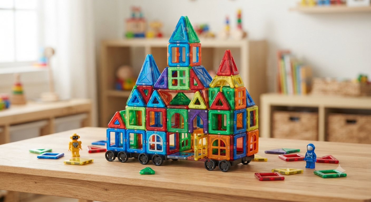 Magnetic building blocks