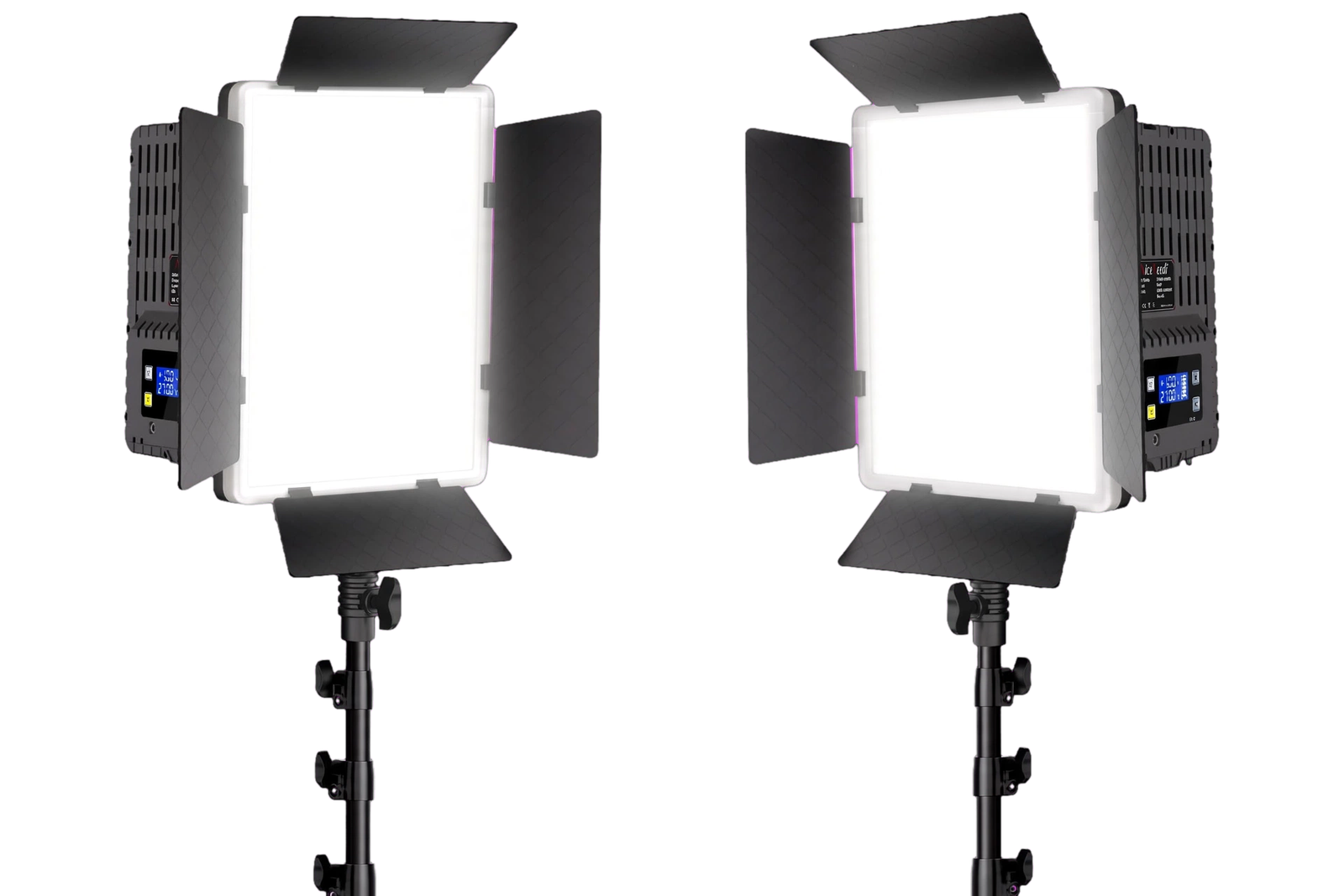 2-Pack LED Video Light Kit, NiceVeedi Studio Light