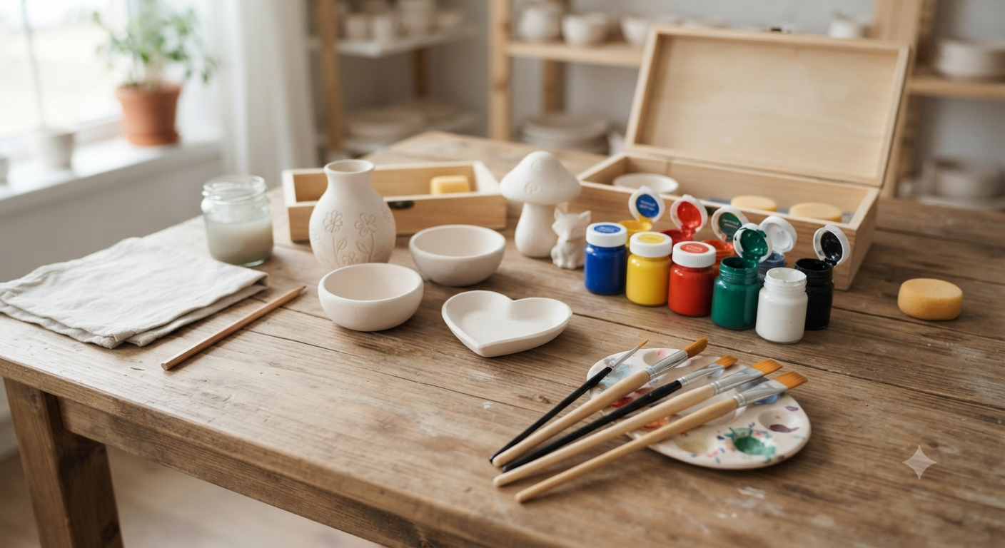 ceramic painting set