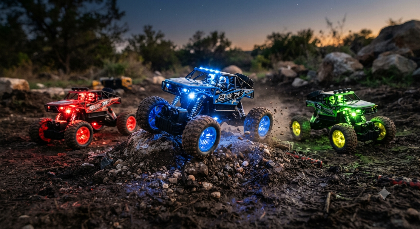 Light Up Monster Truck Toys