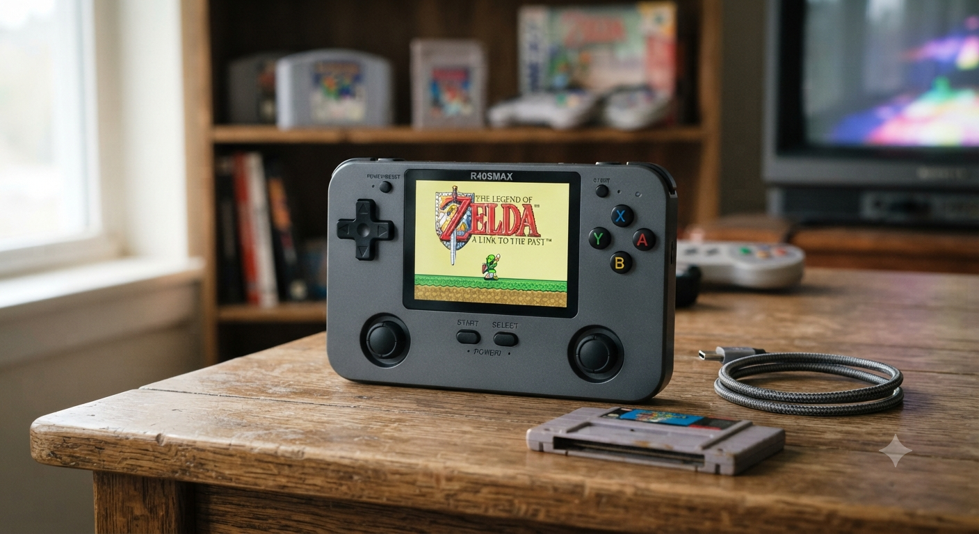 R40SMAX Retro Handheld Game Console