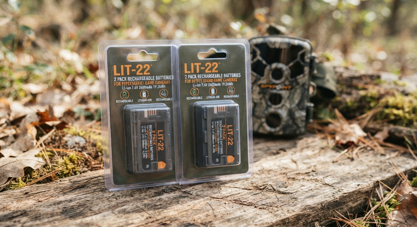 2 Pack LIT-22 Rechargeable Batteries